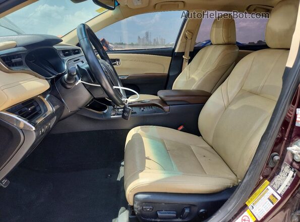 4T1BK1EBXJU274377 2018 TOYOTA AVALON Фиолетовый Вид панели приборов
