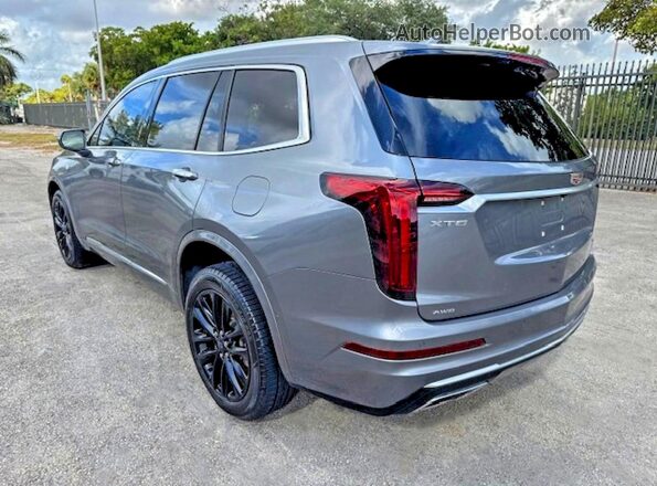 1GYKPDRS9LZ133642 2020 CADILLAC XT6 Gray Հետևի աջ