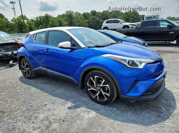 NMTKHMBX3JR037916 2018 TOYOTA C-HR Blue წინა ხედი