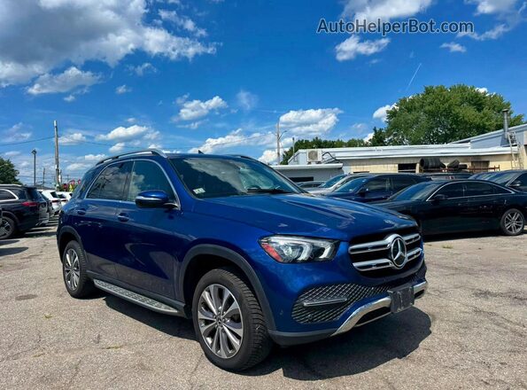 4JGFB4KB0LA074135 2020 MERCEDES-BENZ GLE Blue Задня ліва чверть