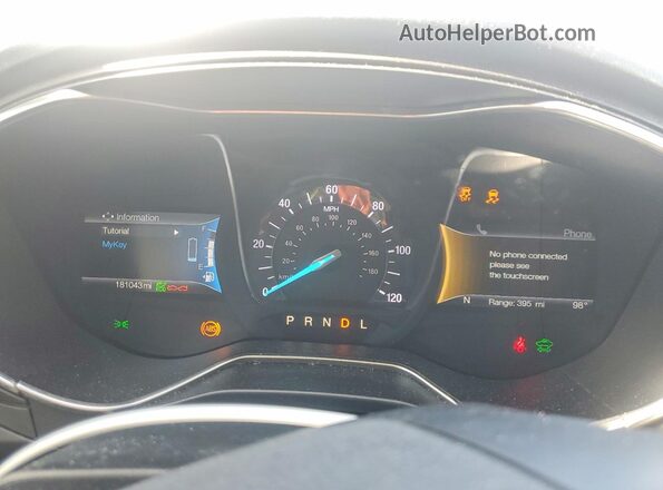 3FA6P0RU3JR111550 2018 FORD FUSION White Vista de los asientos traseros