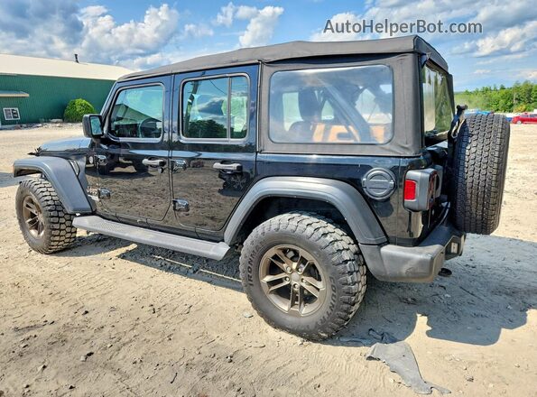 1C4HJXDG3JW152997 2018 JEEP WRANGLER Black Задня права чверть
