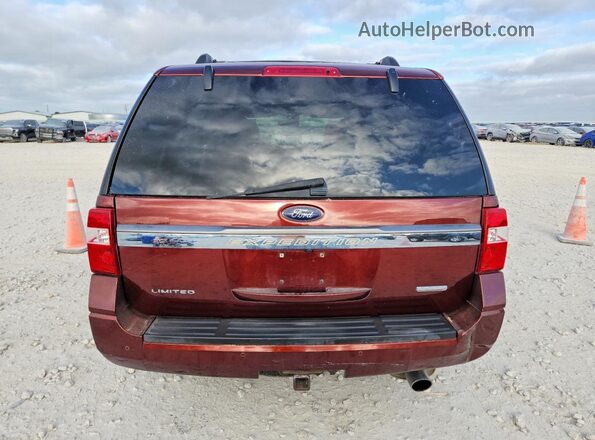 1FMJU2AT2HEA39180 2017 FORD EXPEDITION Maroon Front interior view