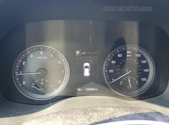 KM8J3CA22HU302905 2017 HYUNDAI TUCSON Blue Widok tylnych siedzeń