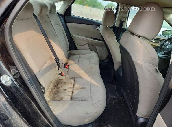 3KPF24AD4LE145566 2020 KIA FORTE Black უკანა სალონის ხედი