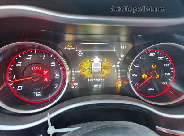 2C3CDXCT0GH159613 2016 DODGE CHARGER Черный Вид задних сидений