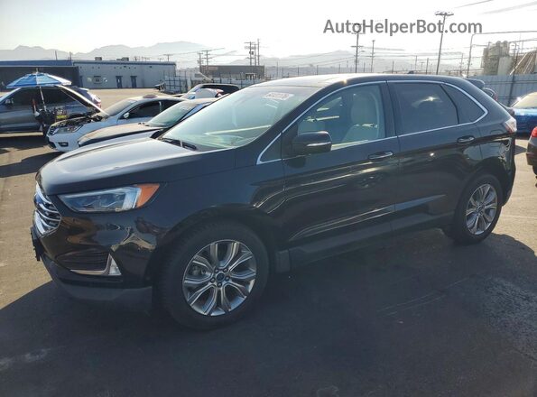 2FMPK3K98KBC02698 2019 FORD EDGE Black უკანა მარცხენა