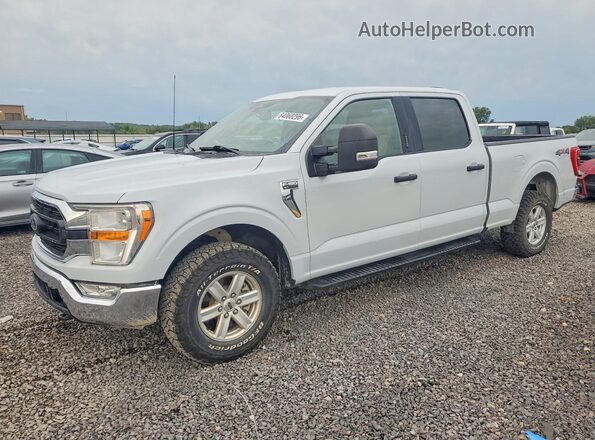 1FTFW1E87NKE37244 2022 FORD F150 White Trasero izquierdo