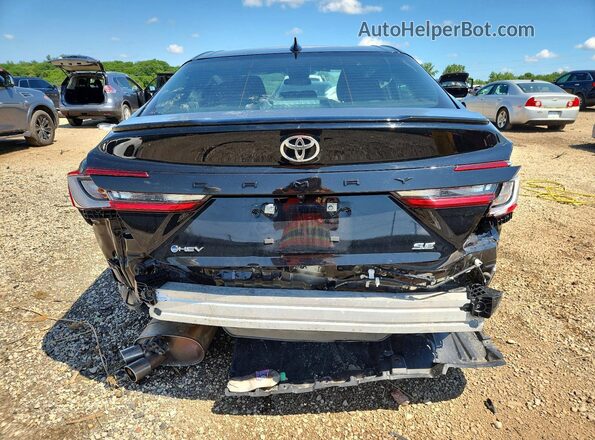 4T1DAACK6SU155886 2025 TOYOTA CAMRY Black Widok wnętrza z przodu