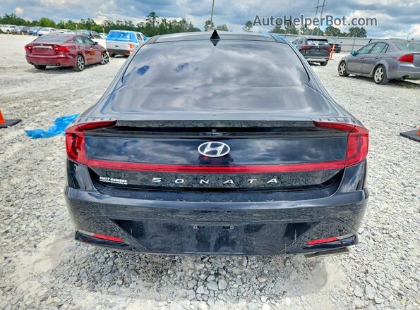 5NPEF4JA9MH078904 2021 HYUNDAI SONATA Черный Вид салона спереди