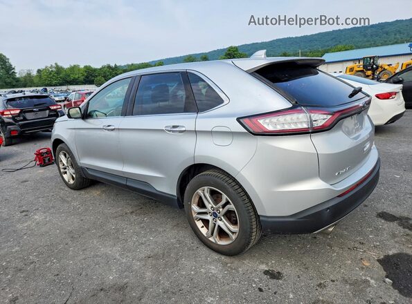 2FMPK3K93HBB59834 2017 FORD EDGE Silver Trasero derecho