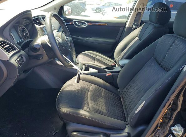 3N1AB7APXHY359394 2017 NISSAN SENTRA Black Առջևի վահանակի տեսք