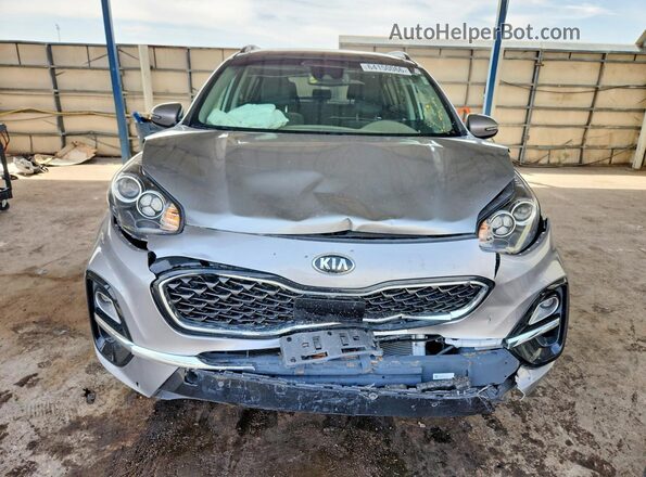 KNDPNCAC2N7979397 2022 KIA SPORTAGE Silver Вид ззаду