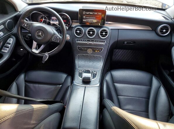 55SWF4KB6GU117901 2016 MERCEDES-BENZ C Белый Вид щитка приборов