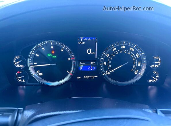 JTJHY7AX8J4264042 2018 LEXUS LX570 White Widok deski rozdzielczej