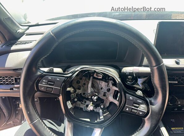 1HGCY2F89PA006965 2023 HONDA ACCORD Gray Widok zestawu wskaźników