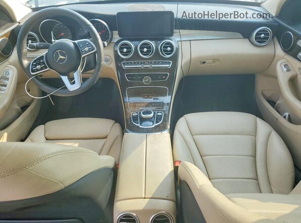 W1KWF8DB7LR601950 2020 MERCEDES-BENZ C White Instrument cluster view