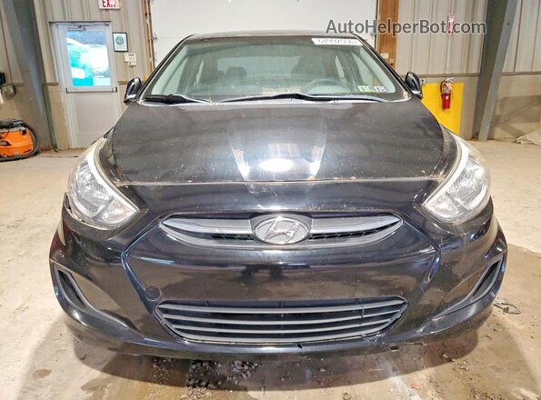 KMHCT4AE4GU977162 2016 HYUNDAI ACCENT Black უკანა ხედი