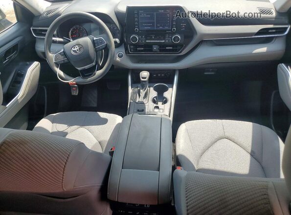 5TDCZRAH8MS070389 2021 TOYOTA HIGHLANDER Silver Սարքավորումների վահանակի տեսք