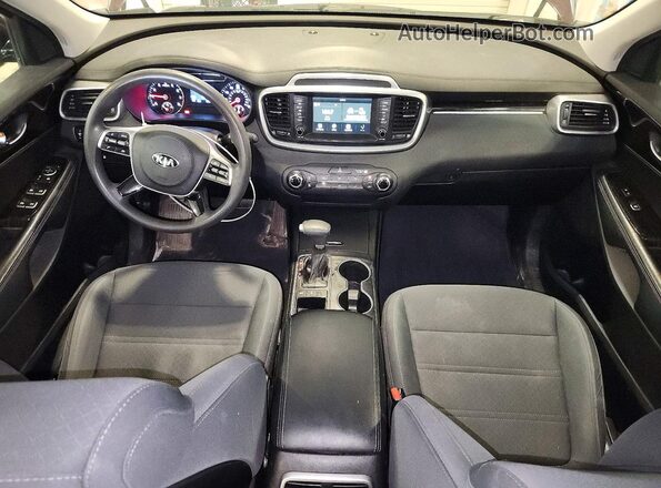 5XYPGDA53LG613837 2020 KIA SORENTO Burgundy Սարքավորումների վահանակի տեսք