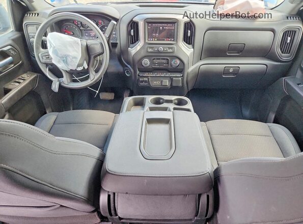 1GCPABEK6SZ327390 2025 CHEVROLET SILVERADO Blue Vista del cuadro de instrumentos