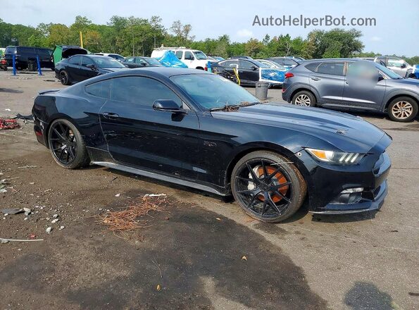 1FA6P8CF7G5201594 2016 FORD MUSTANG Черный Вид спереди