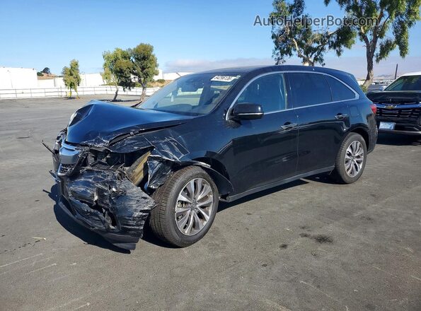 5FRYD4H46GB055780 2016 ACURA MDX Black Задня ліва чверть