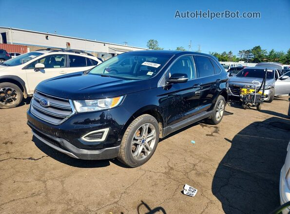 2FMPK4K96GBB83338 2016 FORD EDGE Черный Задняя левая четверть