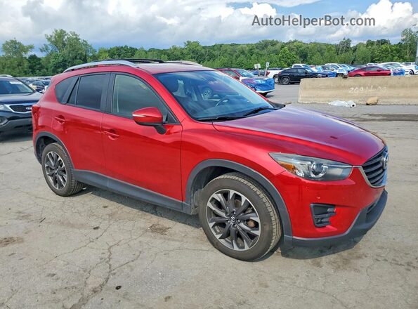 JM3KE4DYXG0754865 2016 MAZDA CX-5 Red Widok z przodu