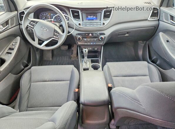 KM8J3CA26GU050249 2016 HYUNDAI TUCSON Gray ხელსაწყოთა პანელის ხედი