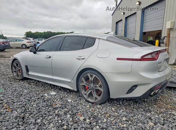 KNAE55LC0J6024367 2018 KIA STINGER Silver Trasero derecho
