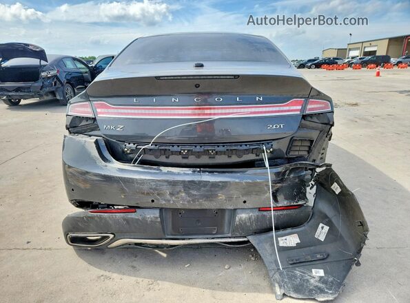 3LN6L5C92HR622986 2017 LINCOLN MKZ Black წინა სალონის ხედი