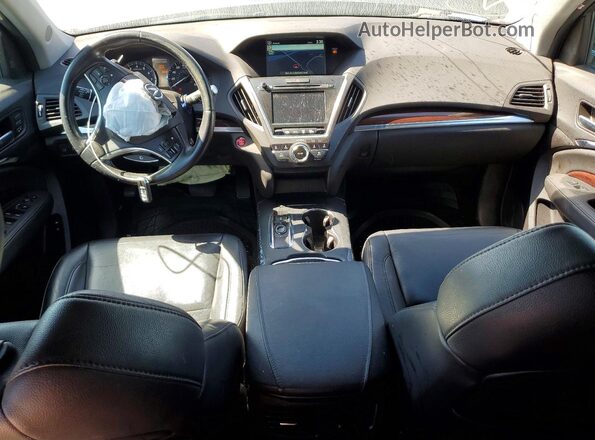 5FRYD4H46GB055780 2016 ACURA MDX Black Вид щитка приладів