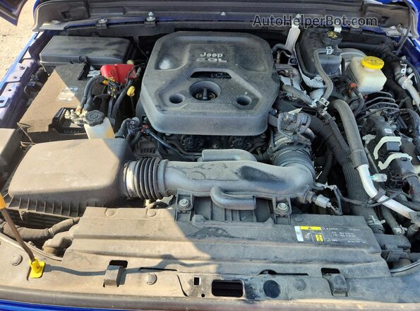 1C4HJXDN4LW269781 2020 JEEP WRANGLER Blue VIN կոդի պիտակի տեսք