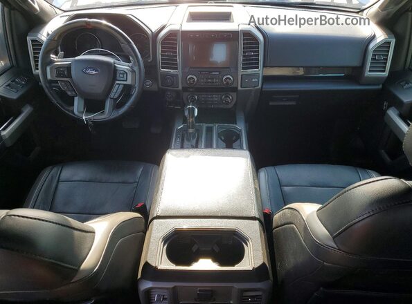 1FTFW1RG8HFC50397 2017 FORD F150 Silver Widok zestawu wskaźników
