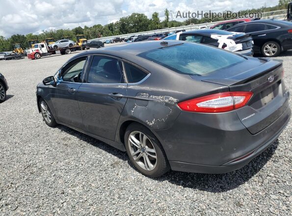 3FA6P0LU2GR204013 2016 FORD FUSION Silver Rear right