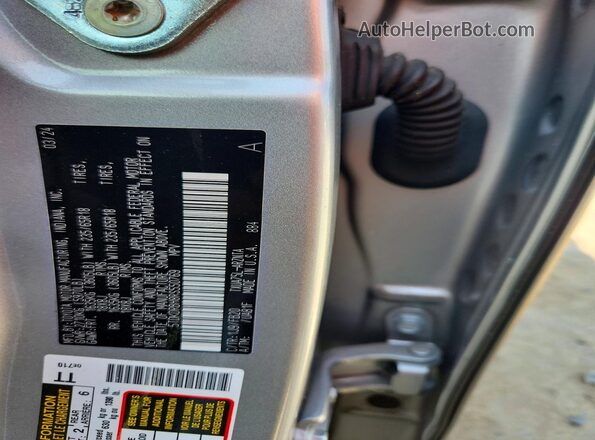 5TDKDRBH8RS550769 2024 TOYOTA HIGHLANDER Silver სალონის 360-გრადუსიანი ხედი