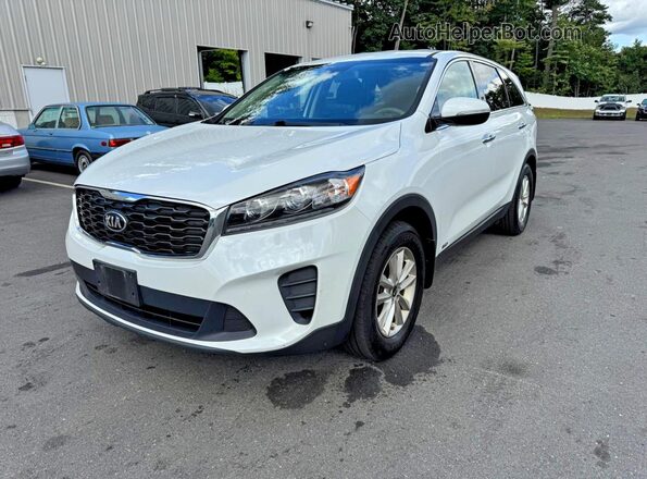 5XYPGDA31KG450666 2019 KIA SORENTO White Tył lewy