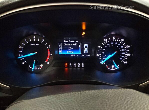 3FA6P0H70GR260664 2016 FORD FUSION Blue Widok tylnych siedzeń