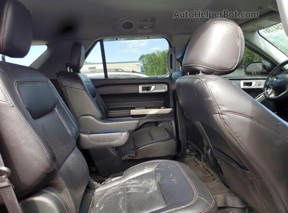 1FMSK8FH2MGB05646 2021 FORD EXPLORER Red Widok komory silnika