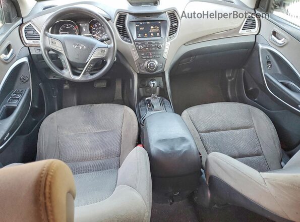 KM8SMDHF8HU223657 2017 HYUNDAI SANTA Белый Вид щитка приборов