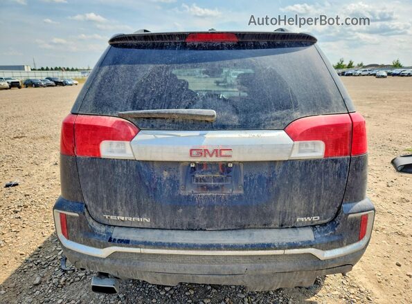 2GKFLTE31G6207217 2016 GMC TERRAIN Blue წინა სალონის ხედი