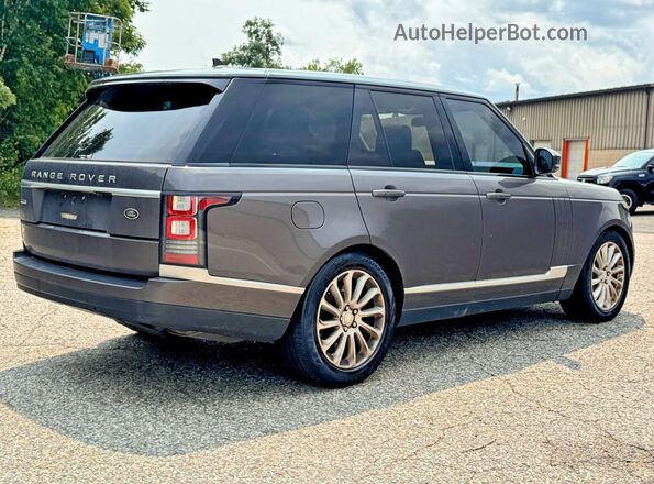SALGS2EF5GA296356 2016 LAND ROVER RANGE ROVER Серый Вид спереди
