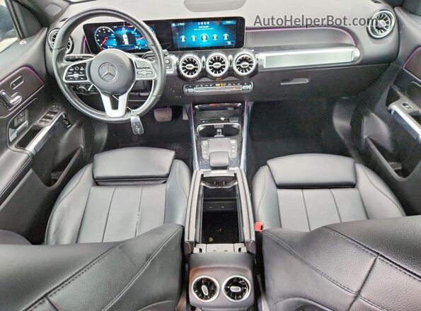 W1N4M4HB3MW115741 2021 MERCEDES-BENZ GLB-CLASS Black ხელსაწყოთა პანელის ხედი