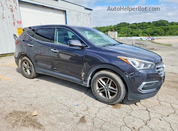 5XYZT3LB4JG565523 2018 HYUNDAI SANTA Gray წინა ხედი