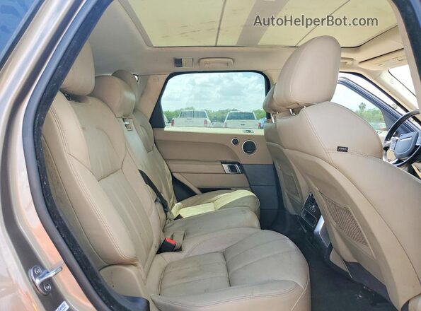 SALWR2PF9GA106272 2016 LAND ROVER RANGE Желто-коричневый Вид задней части салона