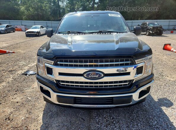 1FTEW1C51KFB00352 2019 FORD F150 Black Widok z tyłu