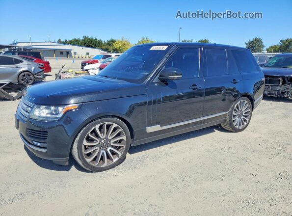 SALGS2EF0GA301396 2016 LAND ROVER RANGE Black Tył lewy