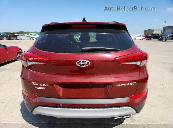 KM8J33A23JU790607 2018 HYUNDAI TUCSON Red Front interior view