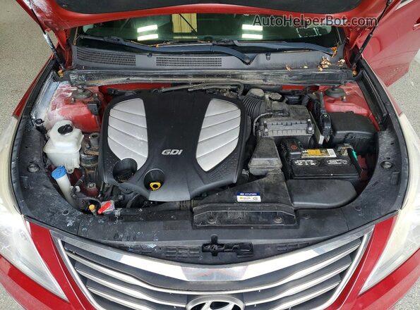 KMHFG4JG8GA505549 2016 HYUNDAI AZERA Красный Вид подкапотного пространства
